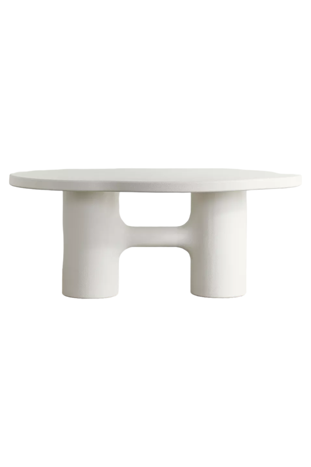 HAND MADE ATHENA WHITE MDF DINING TABLE