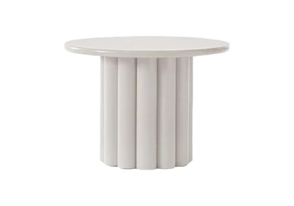 HAND MADE ATHENA WHITE SIDE TABLE
