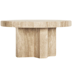 LUNA HAND CRAFTED ORGANIC TRAVERTINE COFFEE TABLE