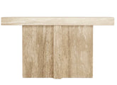 LUNA HAND CRAFTED ORGANIC TRAVERTINE CONSOLE TABLE