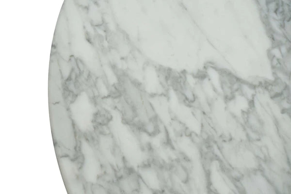 SOLIS HAND CRAFTED NATURAL WHITE MARBLE COFFEE TABLE