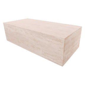 ENZO HAND CRAFTED TRAVERTINE CUBE COFFEE TABLE