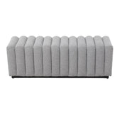 HAND CRAFTED KASEY GREY BOUCLE BENCH