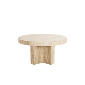 LUNA HAND CRAFTED ORGANIC TRAVERTINE COFFEE TABLE