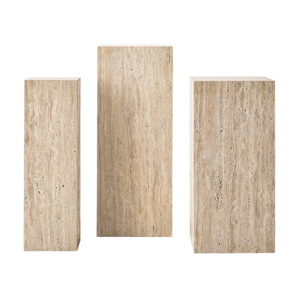 CLARA TRAVERTINE MARBLE PLINTH