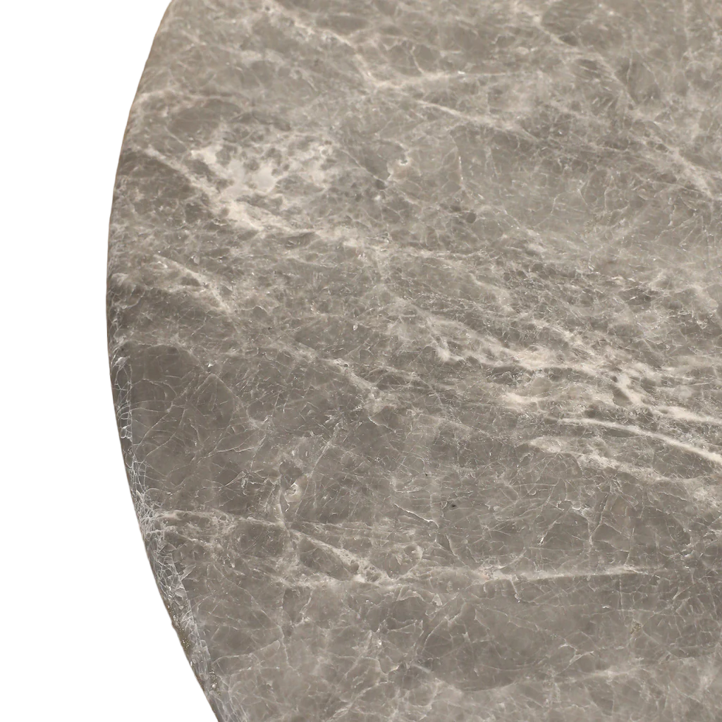 ANTONIO HAND CRAFTED ORGANIC NATURAL MARBLE SIDE TABLE
