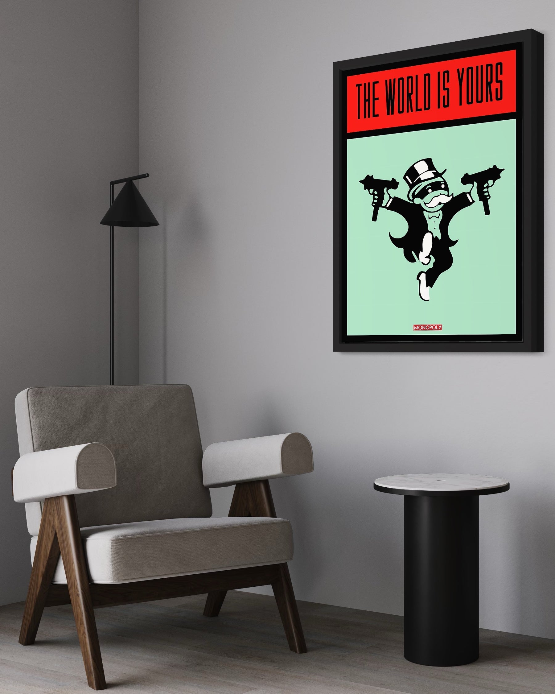 THE WORLD IS YOURS II - CANVAS WALL ART