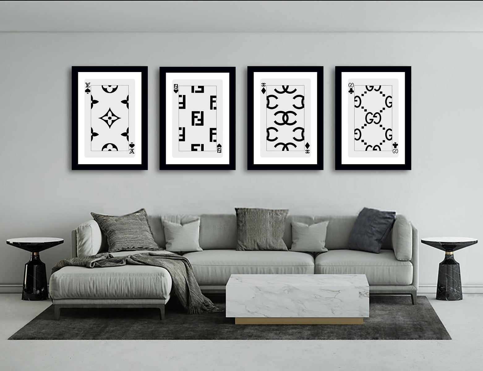 CC PLAYING CARD WALL ART