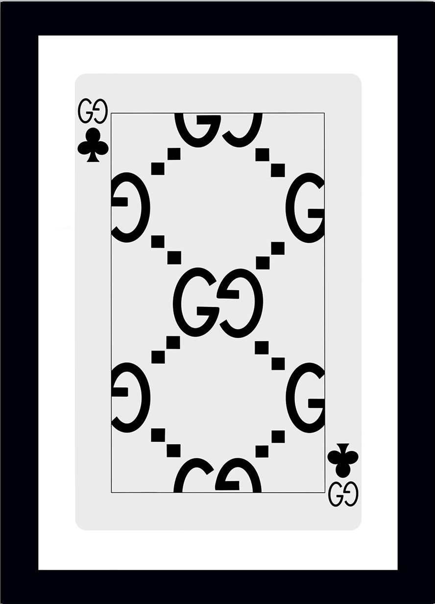GG Playing Card Wall Art