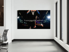 NOTHING IS IMPOSSIBLE  CANVAS WALL ART