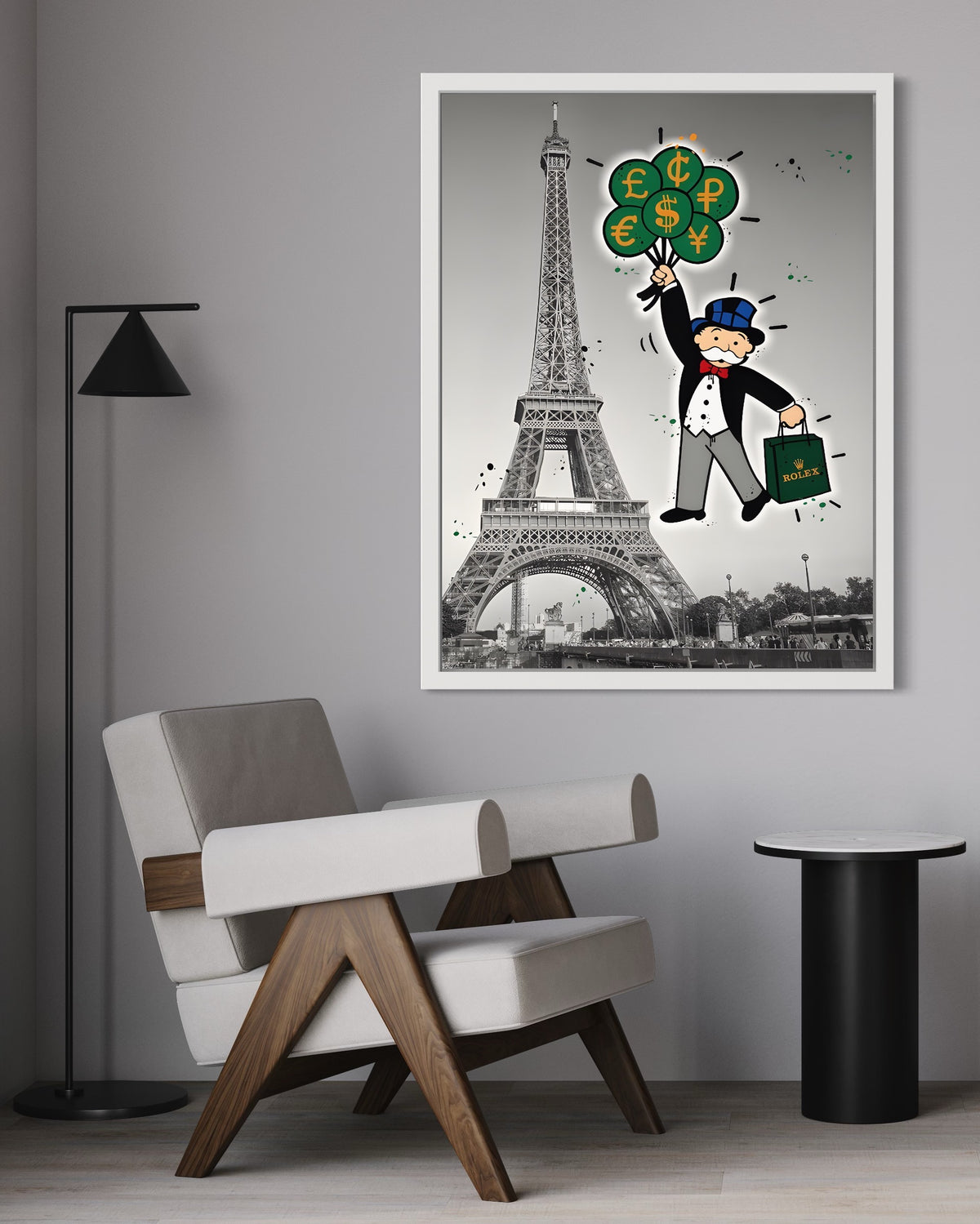 MONOPOLY IN PARIS - CANVAS WALL ART