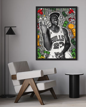 MICHAEL JORDAN - CANVAS WALL ART