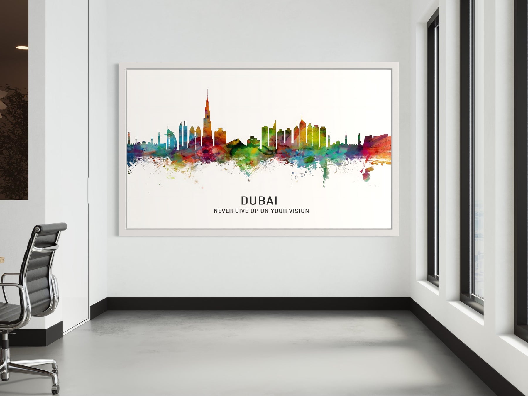 DUBAI MOTIVATION CANVAS WALL ART