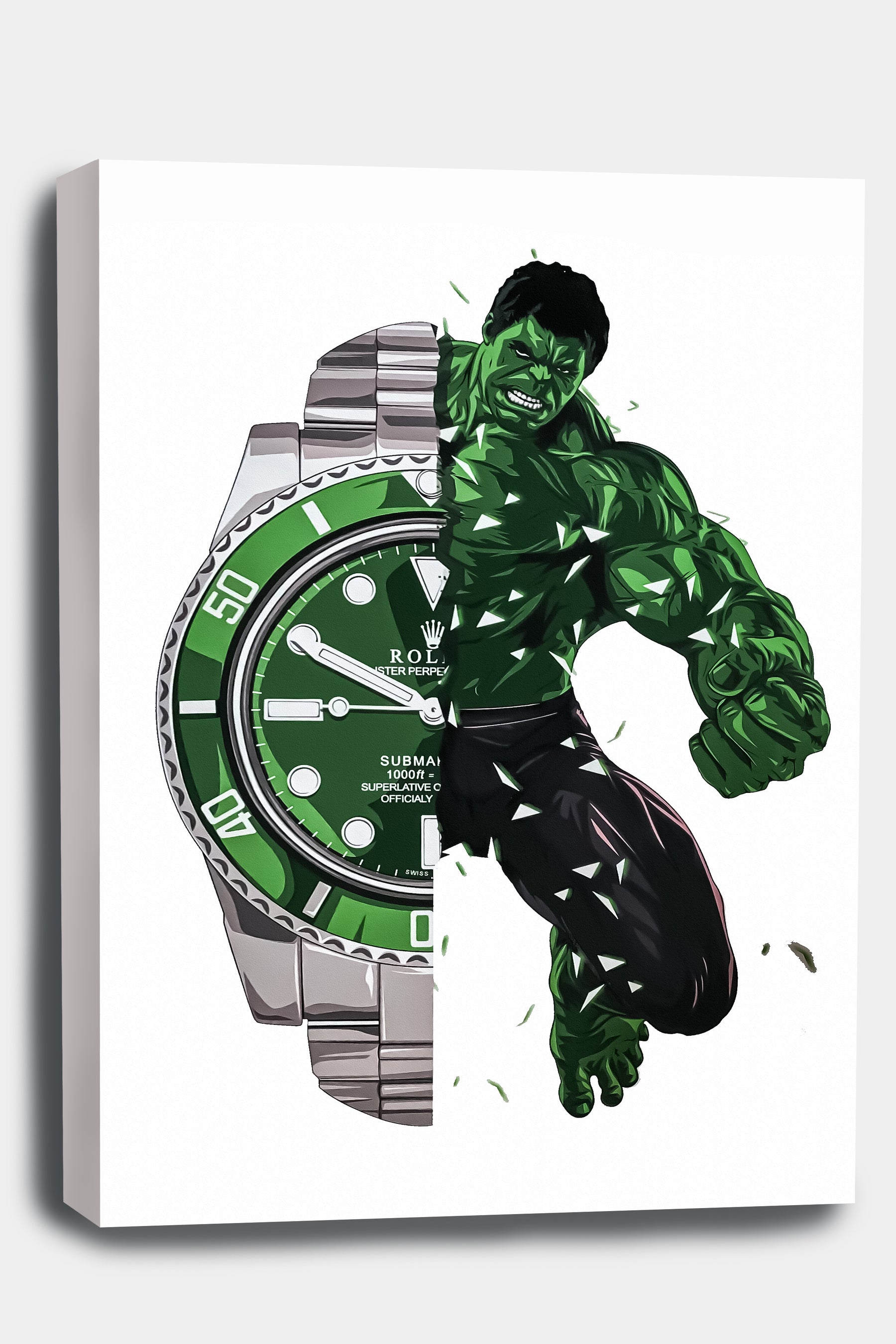 Hulk  Watch - CANVAS WALL ART