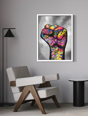TO THE SKY - GRAFFITI STYLE CANVAS WALL ART