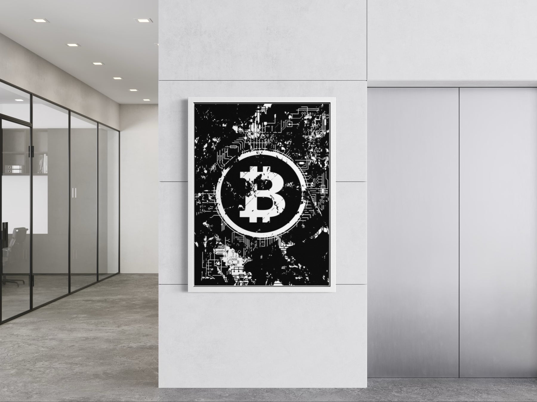 BITCOIN WALL ART