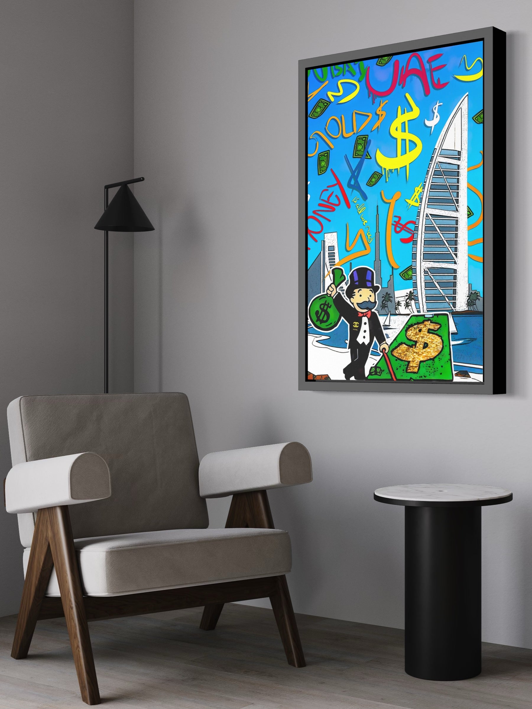 THE DUBAI MONOPOLY PART 2 - CANVAS WALL ART