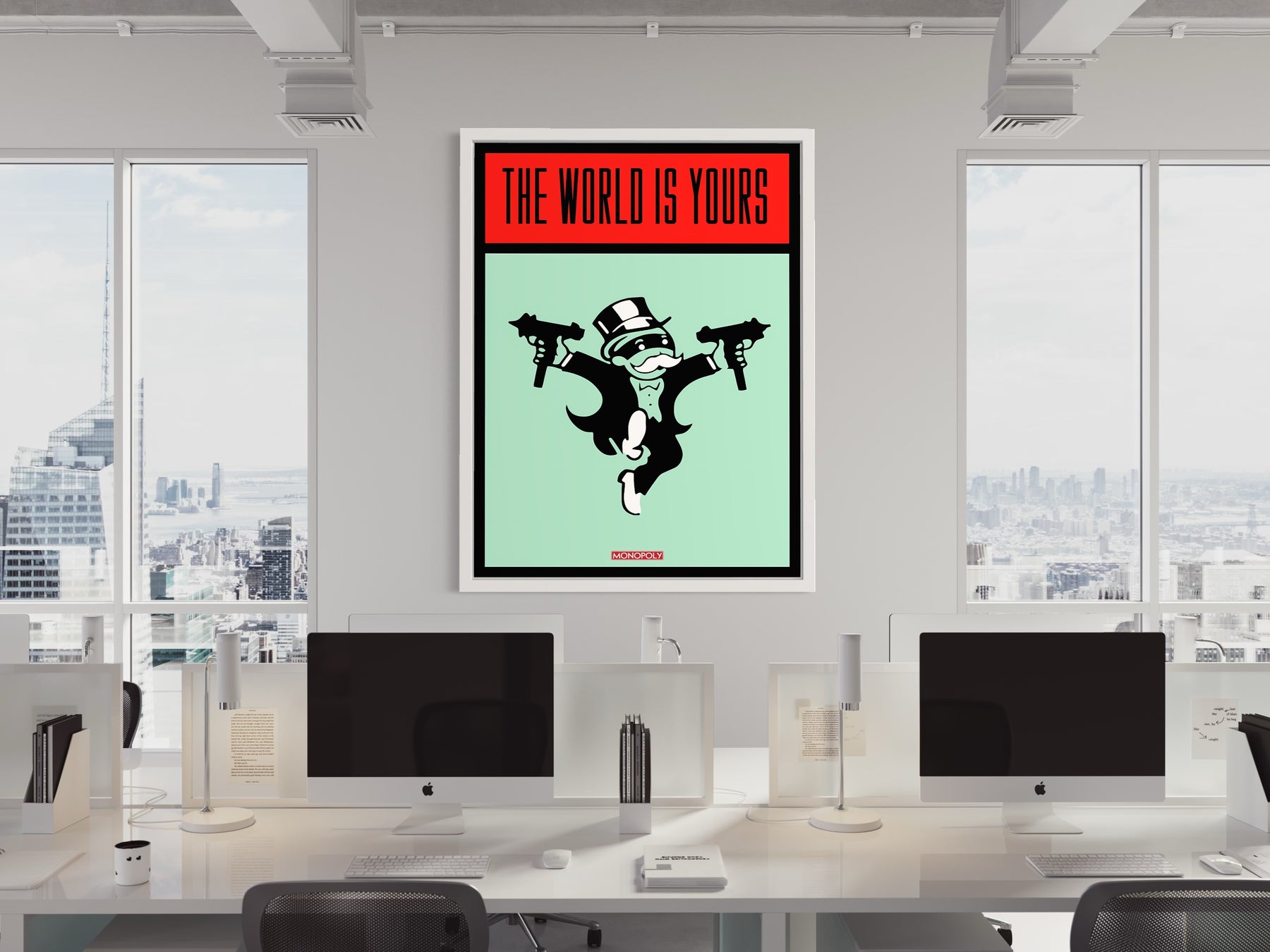 THE WORLD IS YOURS - CANVAS WALL ART